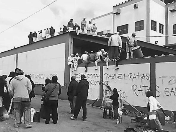 La planta de San Fernando durante una protesta de sus trabajadores.