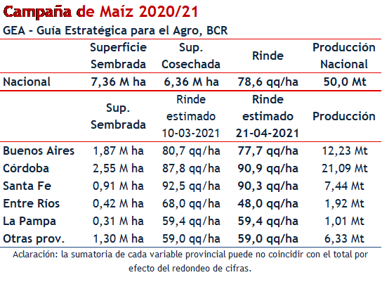 Aparecieron más hectáreas de maíz, hay récord de siembra, y por segundo año consecutivo ese grano forrajero destronará a la reina soja