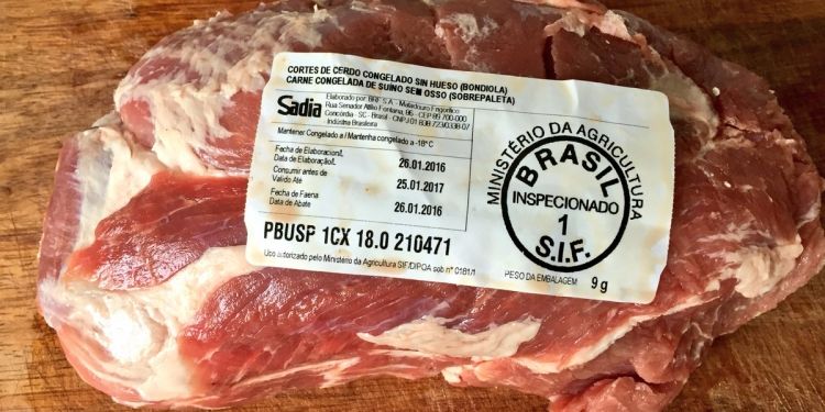 cerdo importado de brasil